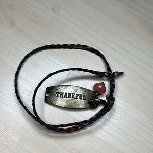 Leather wrap bracelet